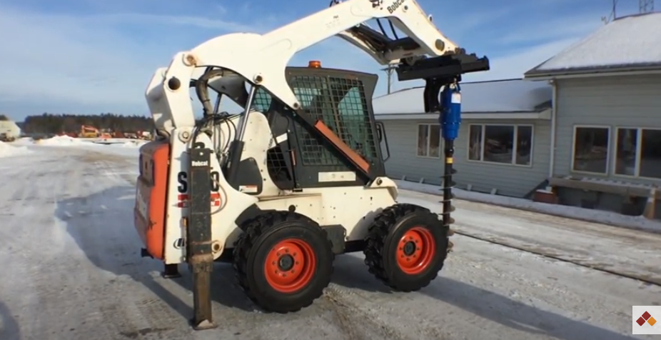 Down pressure helps Auger Torque to work in tougher soil