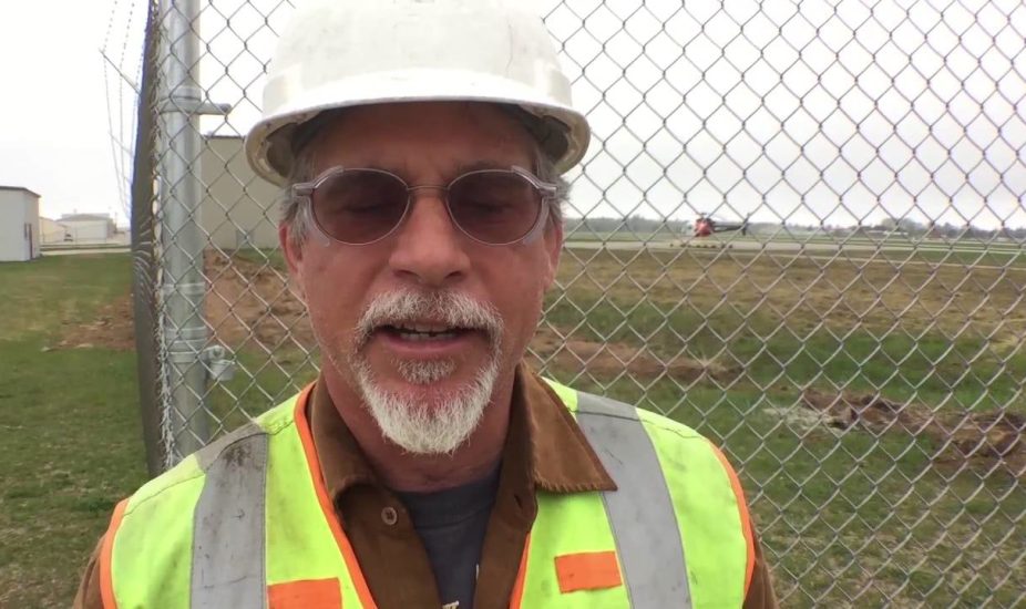 Lobo Post Puller gets at difficult fence posts in ditch Fence