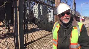 Explosion shows effects of an improperly grounded fence