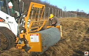 Dispose Used Chain Link Fence with Rapid Roller