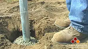 Choosing The Right Way To Set Fence Poles