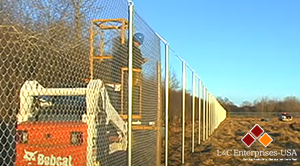Installing Fence with Installink Dispenser