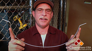 New Easy Twist Fence Tie for 6 5/8" post