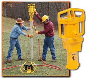 Using Rhino Post Driver PD-110