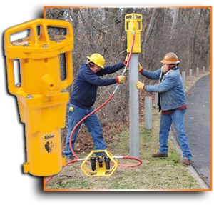Using Rhino Heavy Duty Post Driver PD-140