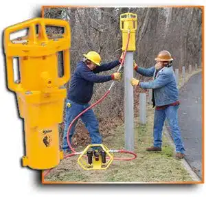 Using Rhino Heavy Duty Post Driver PD-140