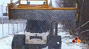 Removing Used Chain Link from Snow