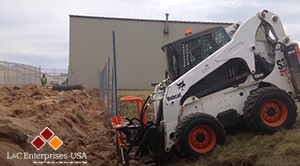 The Lobo Post Puller gets at difficult fence posts in ditch