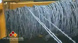 Barbed Wire Rapid Roller In Action