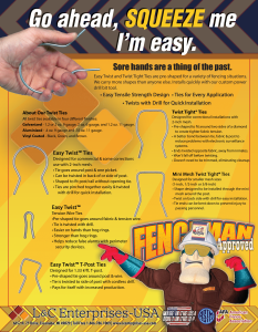 Tie Flyer Product Guide