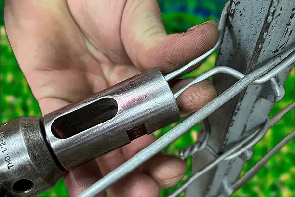 Twist Tie with hand